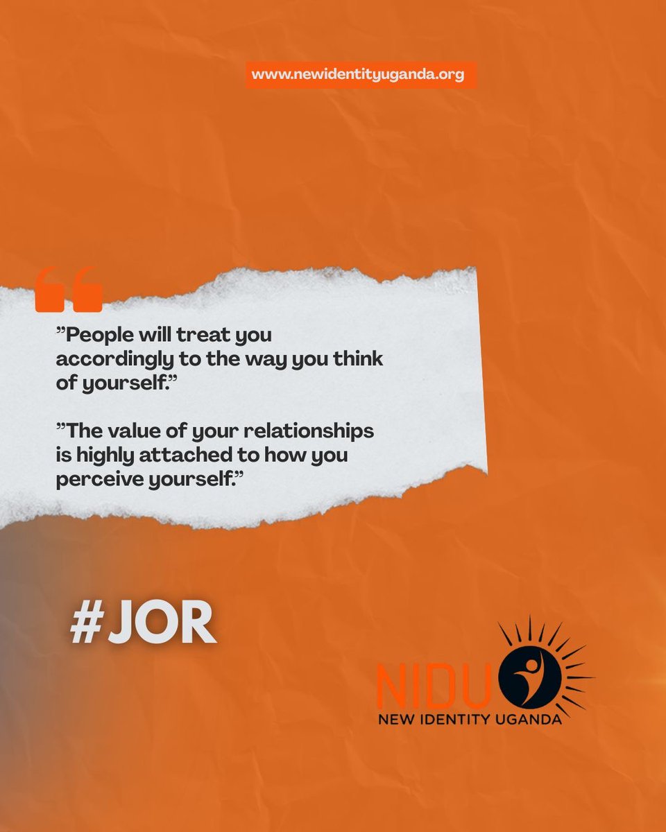 newidentityug's tweet photo. The biggest walls are the ones we build in our minds.
 🧱💭 

How you see yourself shapes how others treat you and the value of your relationships. Renew your mind and watch everything change. 🧡

#NewIdentityUganda #JOR https://t.co/qgnecui5cC