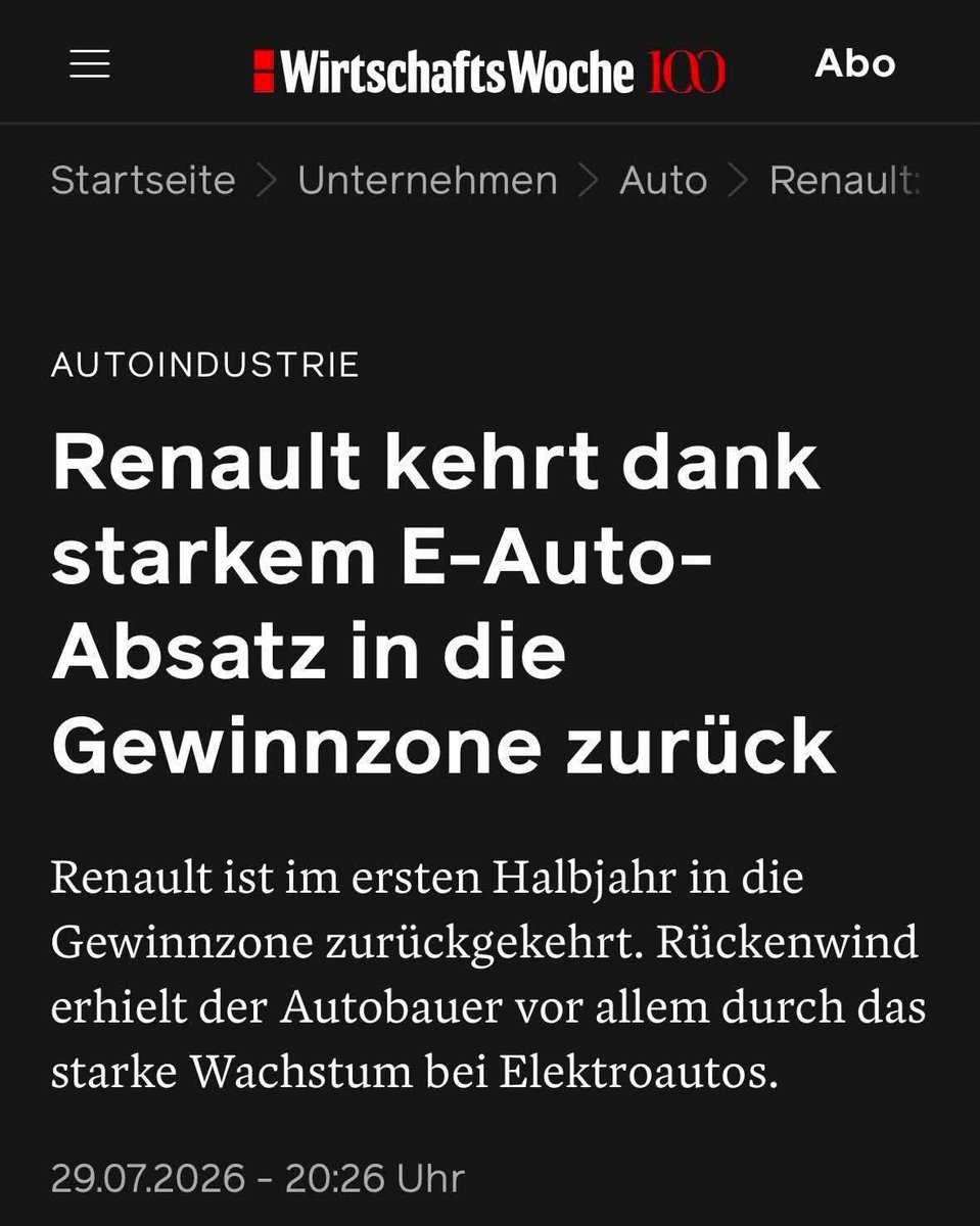 Frentzhart2's tweet photo. #Verbrenneraus
Renault macht Gewinne - und ganz ohne Technologieoffenheit https://t.co/gcx4IMoXsI