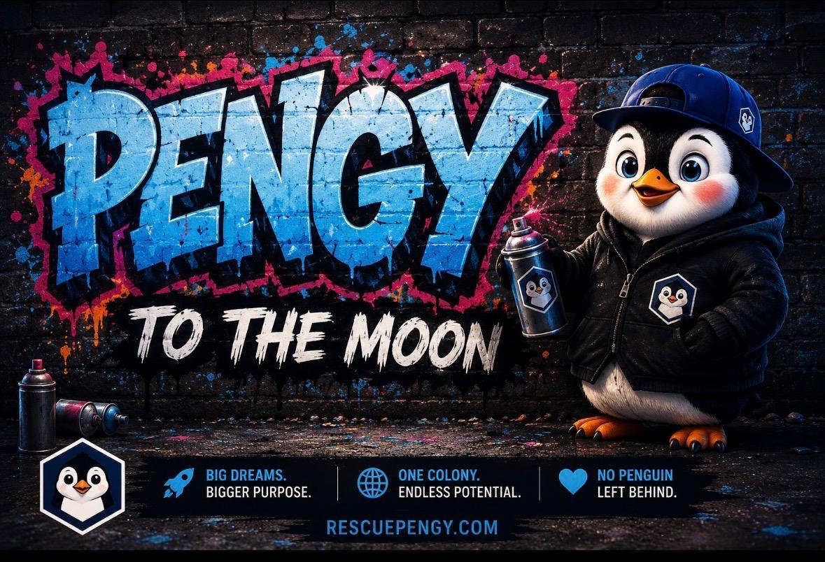 Ezekielcrypto19's tweet photo. They'll call it hype until they realize it was conviction.
Every strong community starts with believers who show up early.
$PENGY isn't just aiming for the moon—it's building a colony.
No penguin left behind.
#PENGY #Crypto #Solana https://t.co/3xU3P7wCvM
