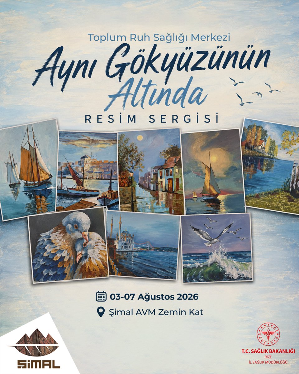 rizesaglik's tweet photo. TRSM hastalarından “Aynı Gökyüzünün Altında” Sergisi

Haberin Detayları ⬇ ⬇

https://t.co/sXp26wydpW https://t.co/RLYTAh4iIf