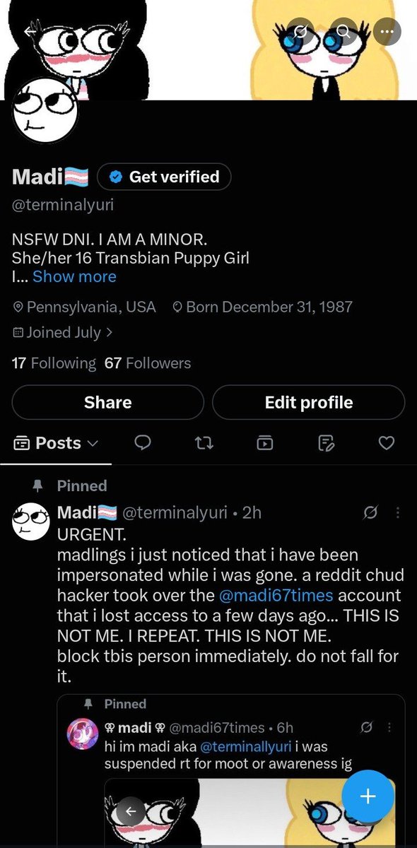 terminalyuri's tweet photo. GNG I JUST GOT 67 FOLLOWERS! MUSTAAAARD!!! https://t.co/jEta7MQxBv