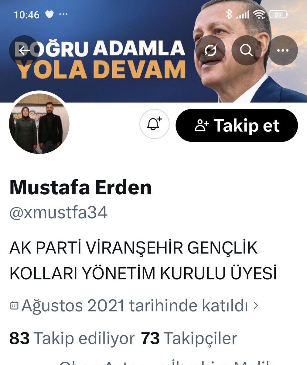 ferhatozer36's tweet photo. Bu arkadaş AK Parti Viranşehir Gençlik Kolları Yönetim Kurulu Üyesi. Profiline sayın Cumhurbaşkanı'nın fotoğrafını ve AK Parti Şanlıurfa Milletvekili Cevahir Asuman Yazmacı'nın fotoğrafını koymuş. Onu bunu dayak ve öldürmek gibi tehditlerde bulunuyor. Sayın il teşkilat başkanı @milhamigunbegi ve ilçe başkanı @lutfibagci bu arkadaşı halen partide tutacak mısınız? Çözüm öneriniz var mı? AK Parti ailesine yakışmıyor böyleleri. Tehdit mesajları mevcuttur bende. 
@RTErdogan @Akparti @abuyukgumus  @hakanaksu058