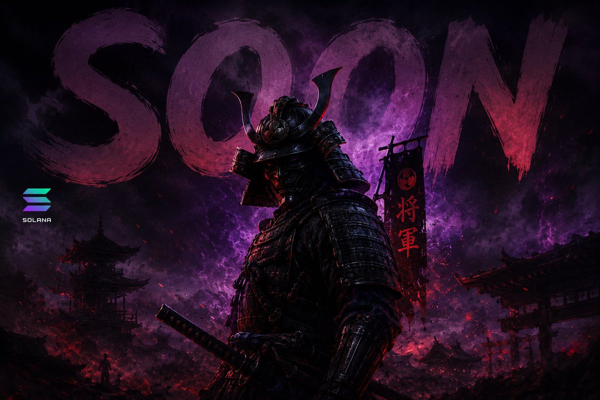 SHOGUNpmp's tweet photo. Forged in darkness. Tempered in patience.

The time for waiting is dead. This Saturday, the shadow claims the light. ⚔️🌑

#TheShogunRises #PrepareForDominance #GrandLaunch https://t.co/gVUYsLZcX1