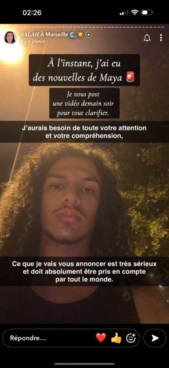 YK77190's tweet photo. Lui il clc il a les nouvelles de Maya et il les divulgues pas #mayabf https://t.co/D4D4lgjy9a