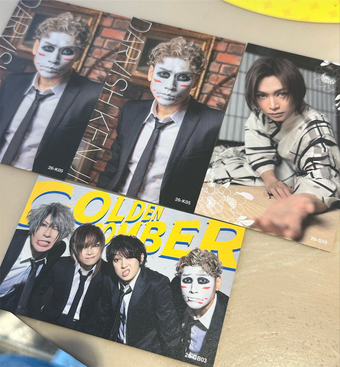 nyancochoco's tweet photo. #超厄年祭
#ゴールデンボンバー
 
譲
トレカ
画像の物
S10、K5、GB3

求
トレカ
S2.3.4.5.6.9
K1.2.3.4.8.9
GB3.5

会場付近います！
手渡し交換お願いします！ https://t.co/9ti4P2a1bH
