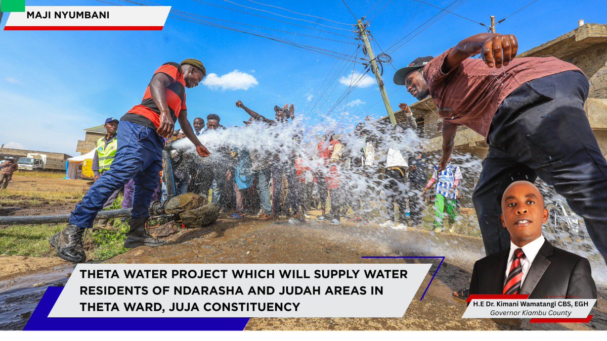 Amani_ih's tweet photo. Clean water,stronger community 
#KiambuTheModelCounty 
#WamatanguThePerformer https://t.co/QvAI7lghLF