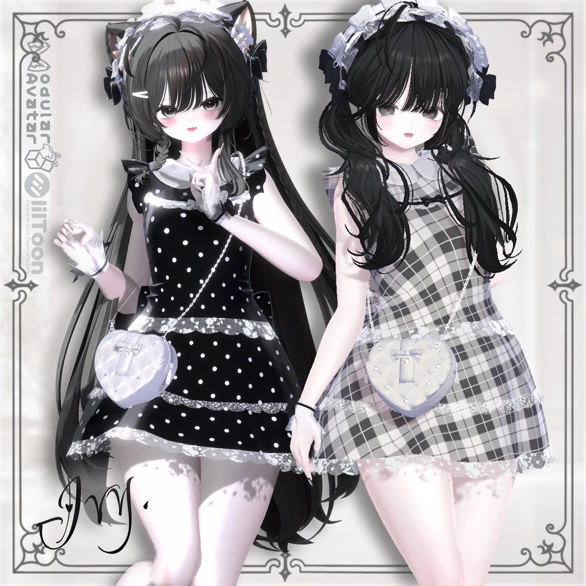 Mewlly_vrc's tweet photo. 🤍発売プレゼントキャンペーン🖤

꒰ Ivy. ꒱  
  
⟡参加条件🐰
@Mewlly_vrc をフォロー&amp;RT
5名＋BOOTHの♡100ごとに1名様追加します！
〆8/5　18:00まで
限定価格のセールもしてます🎶
📎 https://t.co/Y1XxLsKZF9
 #VRChat #booth_pm
♡10アバター対応♡⤵ https://t.co/UDvXnft1LU