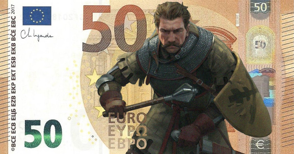 WarhorseStudios's tweet photo. Hey @ecb, we heard you're redesigning the Euro notes?

💶 We have a few suggestions...

#KCD2 #Euro #euronote https://t.co/txCJb70RjN
