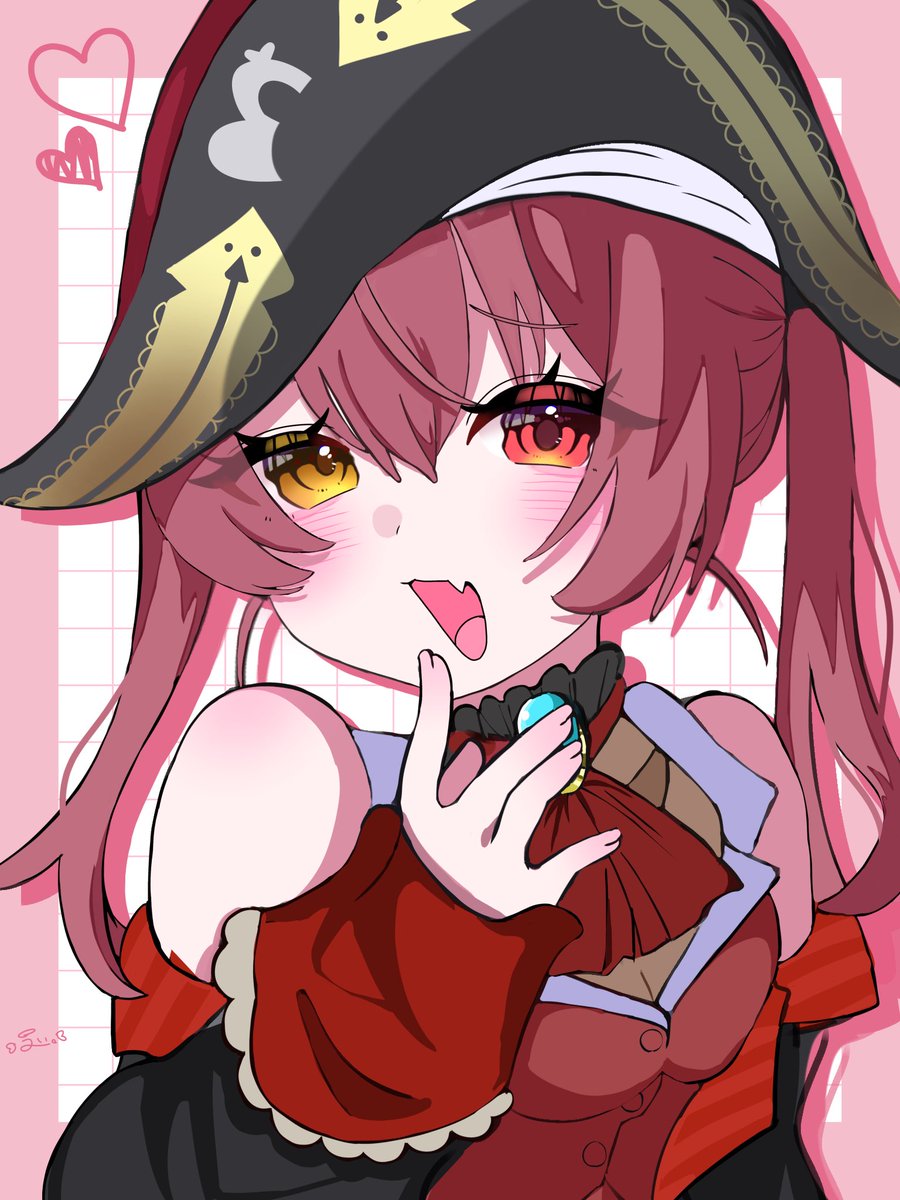 ui_ch4's tweet photo. マリン船長お誕生日おめでとうございます🏴‍☠️💕

 #マリンのお宝  #ファンアート  #デジタル  #イラスト https://t.co/VGXXhQdHnn