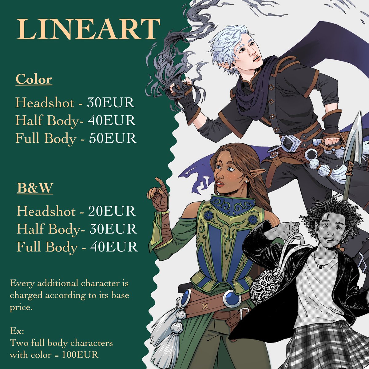oriato_'s tweet photo. 🌟COMMISSIONS OPEN🌟

(Updated currency since I moved countries)

If you need a blorbo or Dnd fave drawn, I'm your guy! Dm for details!

Likes, reposts, comments appreciated!
#commissionsopen #ocart #dndcharacter https://t.co/Vjk3rI2S0H