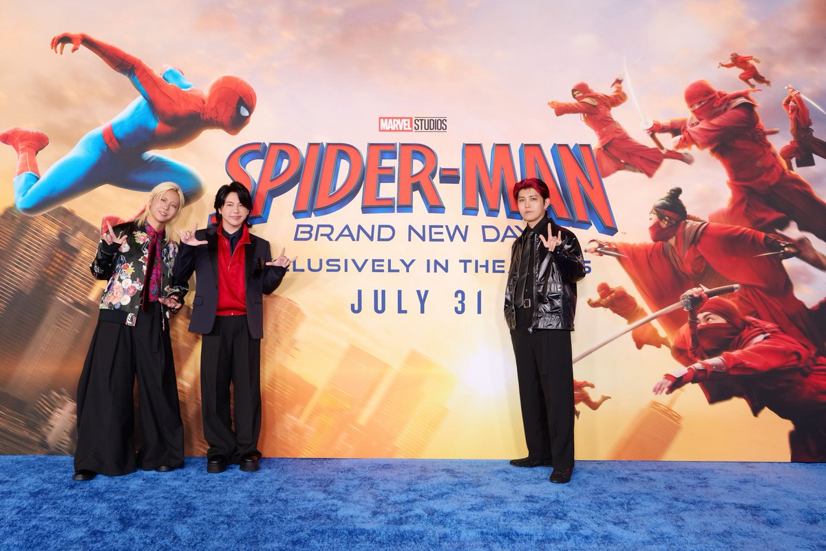 AORINGOHUZIN's tweet photo. 【NEWS🍏🕷️】
⁡
Mrs. GREEN APPLEも参加した
 『スパイダーマン：ブランド・ニュー・デイ』
ワールドプレミア🌍 ≪ダイジェスト≫
レッドカーペット インタビューが公開になります🕸️
⁡
▼7月30日(木)18:00よりYouTubeプレミア公開
https://t.co/GMnhKRKsfm
⁡
皆さま、ぜひチェックしてください🤟🏻
⁡
#MrsGREENAPPLE
#BrandNew
#SpiderMan
#SpiderManBrandNewDay