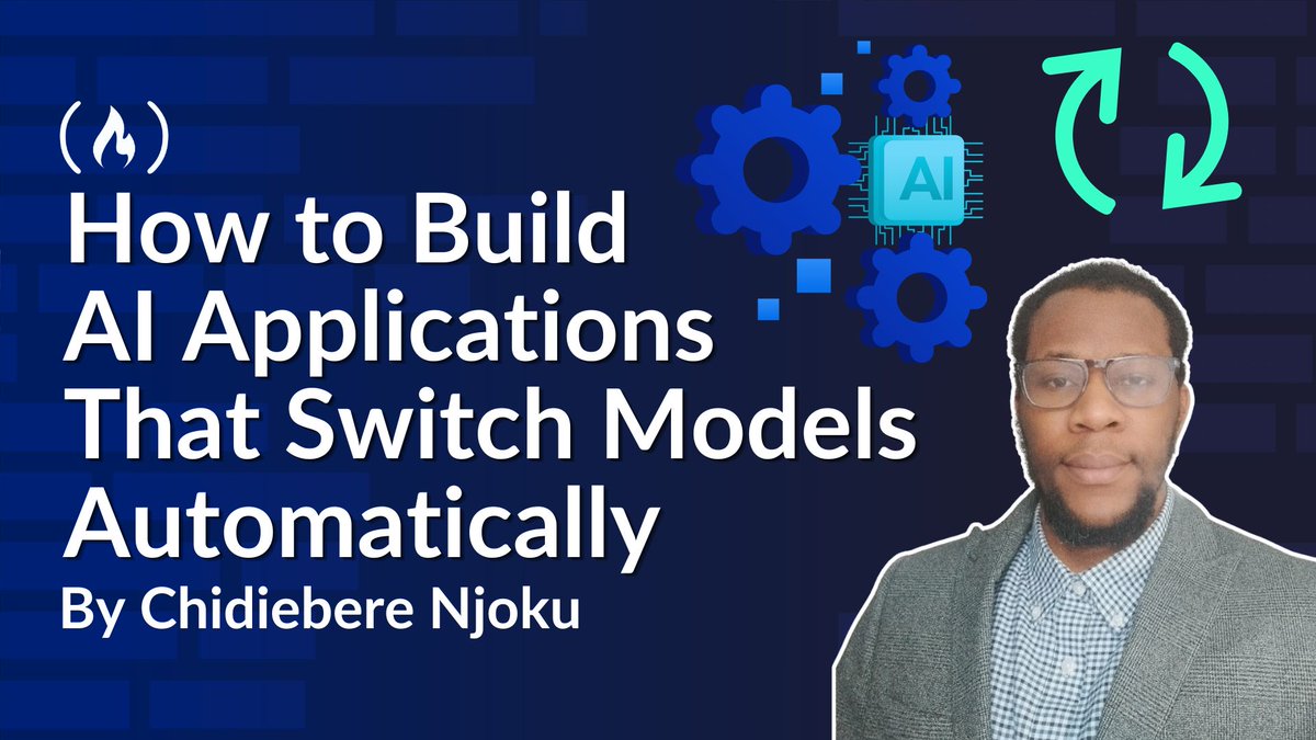 freeCodeCamp's tweet photo. LLMs have changed how we build software.

But relying on a single, monolithic LLM can be unsustainable.

Here, Chidiebere goes over how to build an intelligent model router to balance performance, latency, and cost without sacrificing response quality.

https://t.co/9BO5L9uFLJ https://t.co/vacqY8Sz5v