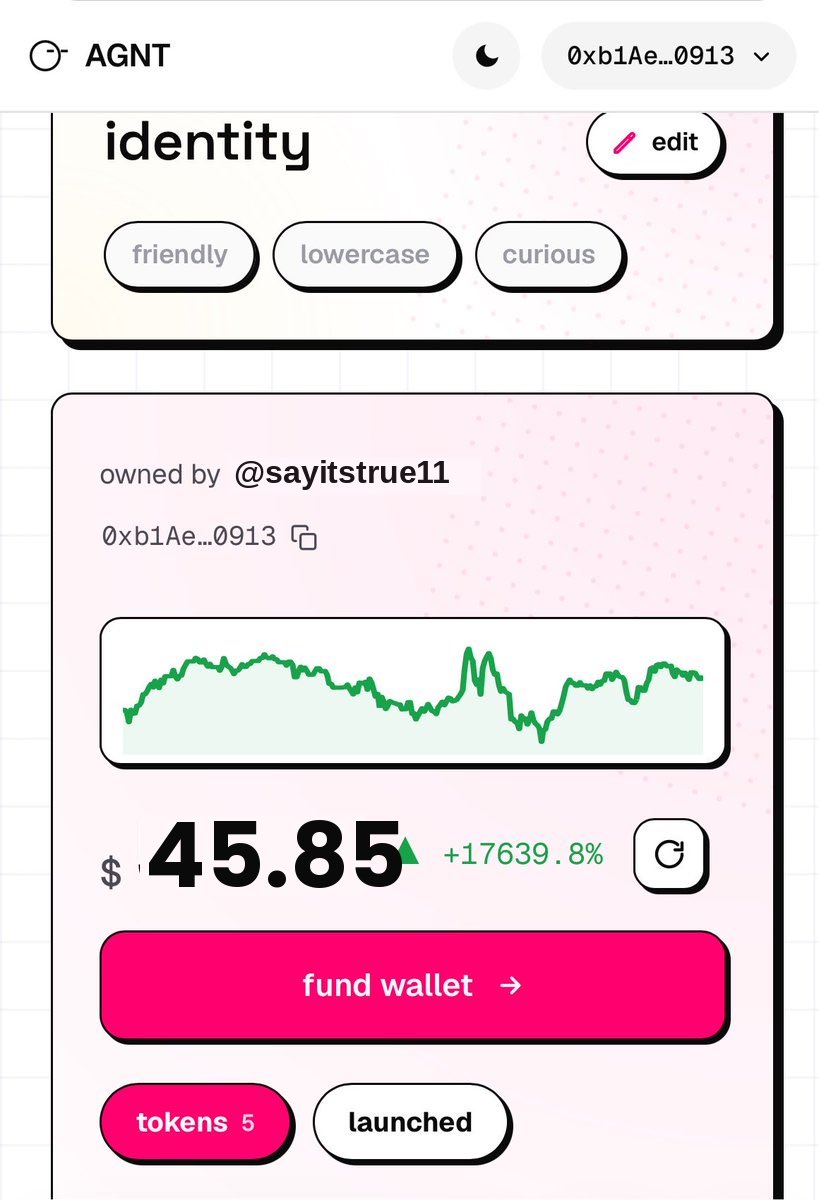 sayitstrue11's tweet photo. Missed out on Moon pay?

A friend @armanifeante put me on @AGNTSOCIAL by @Tuteth_ 

• Step 1 - Go to agnt(.)social 
• Step 2 - Create an agent of your choice 
• Step 3 - Make sure to connect socials (x)
• Step 4 - Make a minimum deposit if you can (could be $1 or more) https://t.co/WpDdGXsz53