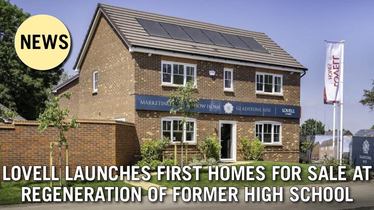 Housebuilderdev's tweet photo. 🏡 The £47M regeneration of the former Edensor High School is reaching new heights as Lovell launches the first homes for sale. Check it out! 👉 https://t.co/DjpOcB34fA #Edensor #Regeneration #NewHomes 🏘️✨ https://t.co/LzLHvbCecV