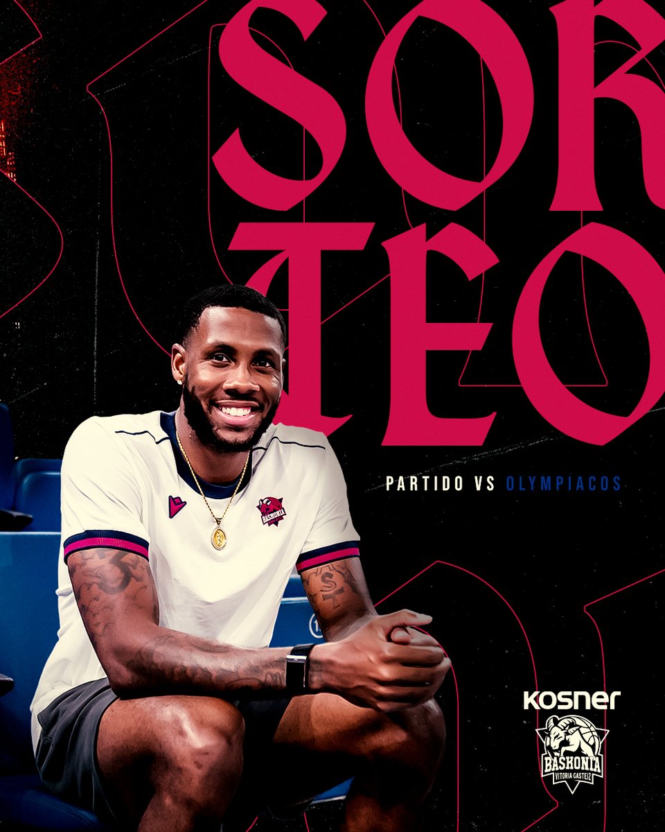 Baskonia's tweet photo. 🚨 ¡SORTEO para el primer partido de la temporada en EuroLeague🆚Olympiacos!

👉Síguenos + ❤️ + RT
👉Menciona a tu acompañante

¡Podrás disfrutar de una experiencia VIP 2⃣! https://t.co/kFujzBBoXv