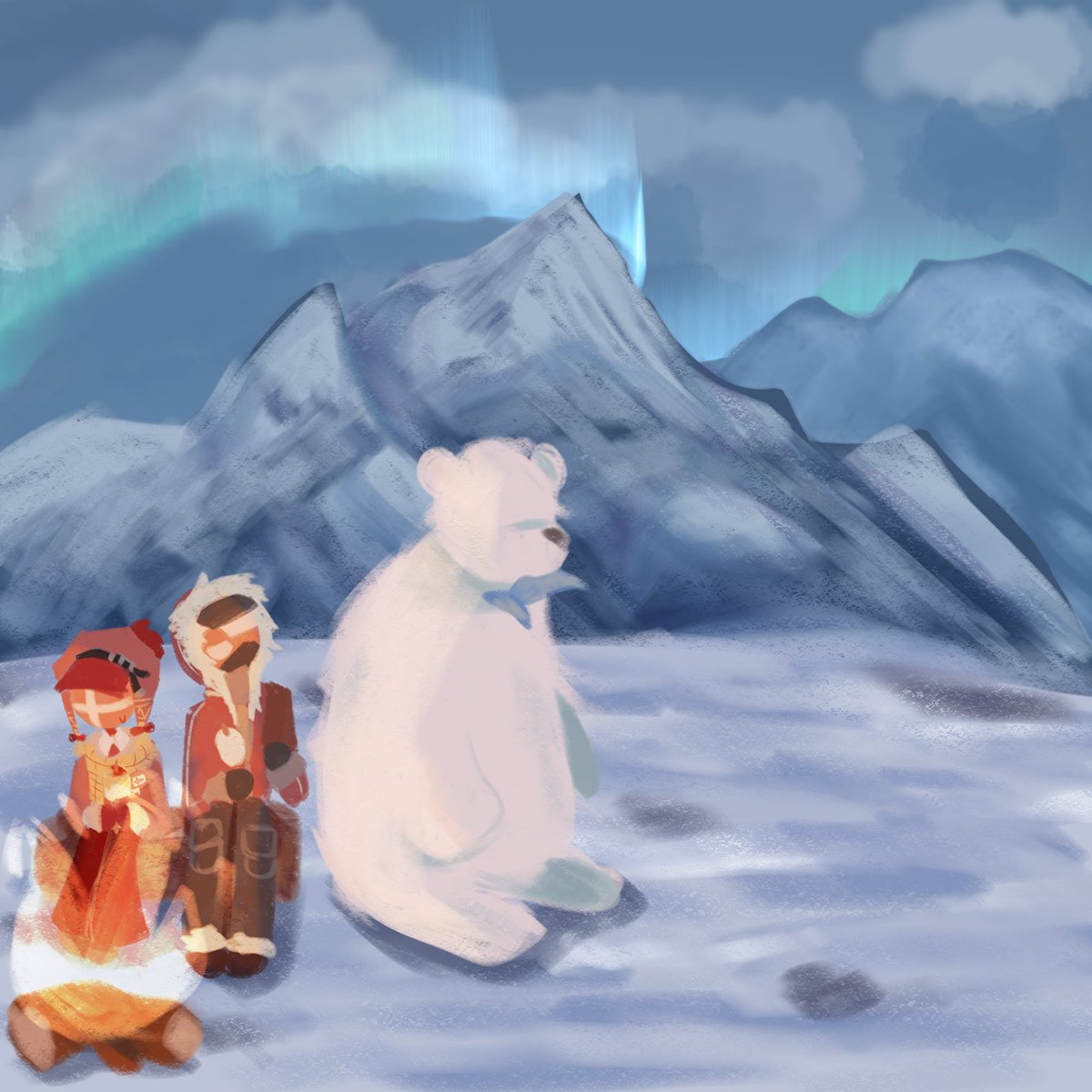 kbwwisn's tweet photo. I love polar bears ❄🐻❄️
but I wouldn't wanna see one in front of me...
#countryhumans
#countryhumansgreenland
#countryhumansdenmark https://t.co/8RMoDxMvZ0