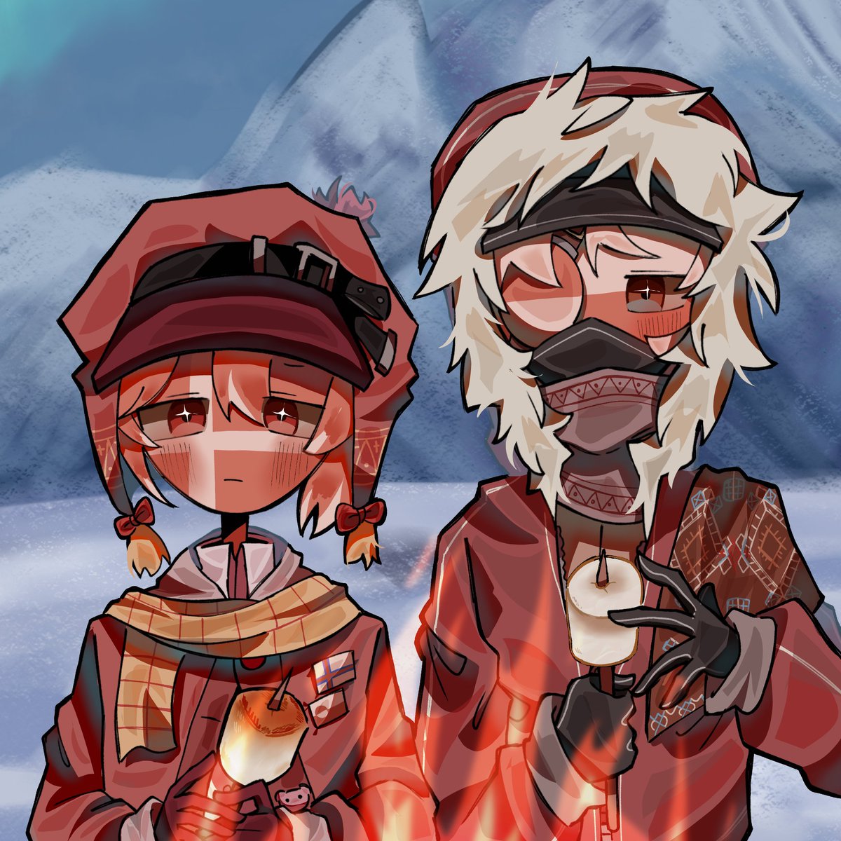 kbwwisn's tweet photo. I love polar bears ❄🐻❄️
but I wouldn't wanna see one in front of me...
#countryhumans
#countryhumansgreenland
#countryhumansdenmark https://t.co/8RMoDxMvZ0
