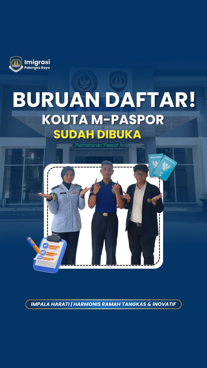 Imigrasi_PLK's tweet photo. @kemenimipas
@ditjen_imigrasi 
@dirjenimigrasi 
@hendarsam.marantoko 
@imigrasikalteng 

#Kemenimipas
#ditjenimigrasi
#imigrasiuntukrakyat 
#stopTPPO https://t.co/u8UaeVZCR5