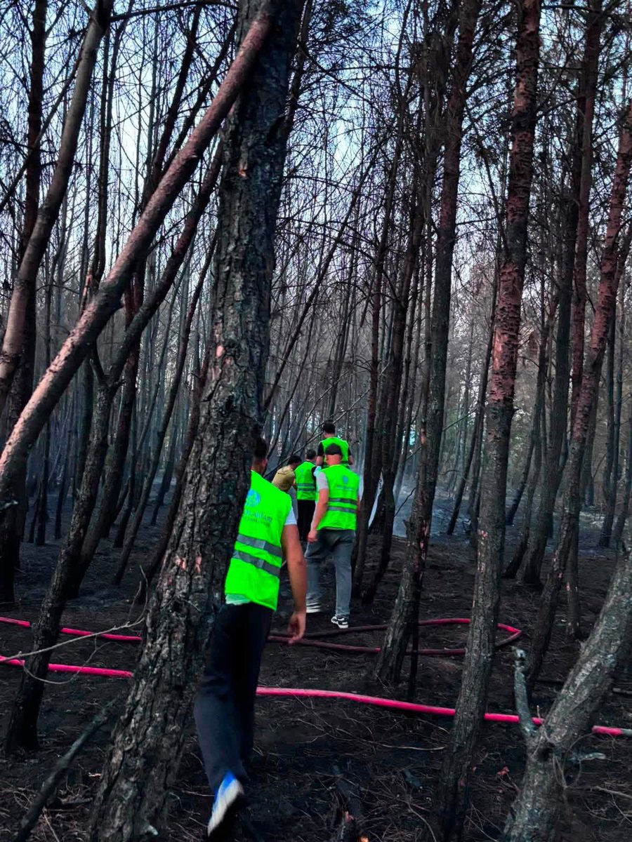 Ulku_Ocaklari's tweet photo. 📍 İzmir

Ülkü Ocakları İzmir İl Başkanlığı tarafından, Menderes Kısıkköy’de meydana gelen yangında devletimizin ilgili kurumlarıyla koordinasyon sağlanarak; söndürme, soğutma ve yardım çalışmalarında bulunuldu. https://t.co/TddRy01g4f