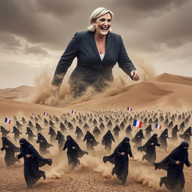 Neccccy's tweet photo. Do you support Marine Le Pen ? https://t.co/nQOaRLLTEa