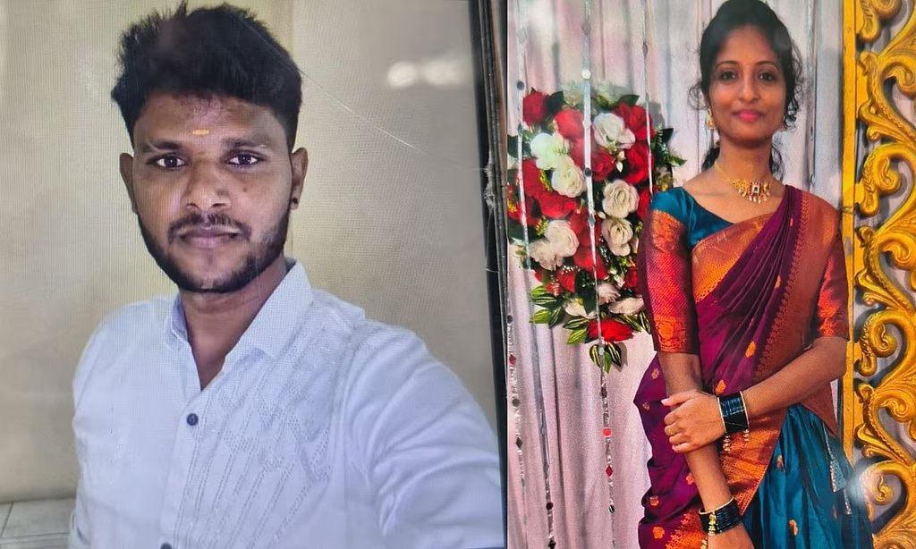 HateDetectors's tweet photo. A 28-year-old Home Guard was arrested by the Salavakkam police for allegedly strangling his five-month-pregnant wife to death, just eight months after their love marriage.

The accused, Somasundaram (28), a resident of Pazhayaseevaram in Kancheepuram, was serving as a Home Guard. He was in a relationship with Sonia (28), a native of Aanambakkam.

The couple got married eight months ago and had been living at Somasundaram's house. Sonia was five months pregnant.

According to the police, the couple had been having frequent marital disputes in recent months. On Tuesday morning, an argument broke out again between the couple while Sonia was at her mother's house.

During the altercation, Somasundaram allegedly strangled Sonia to death before fleeing the spot.

On information, the Salavakkam police rushed to the spot, recovered Sonia's body, and sent it to the Chengalpattu Government Hospital for post-mortem examination.

The police later traced and arrested Somasundaram, who was hiding in the same area.

A case has been registered, and further investigation is under way.