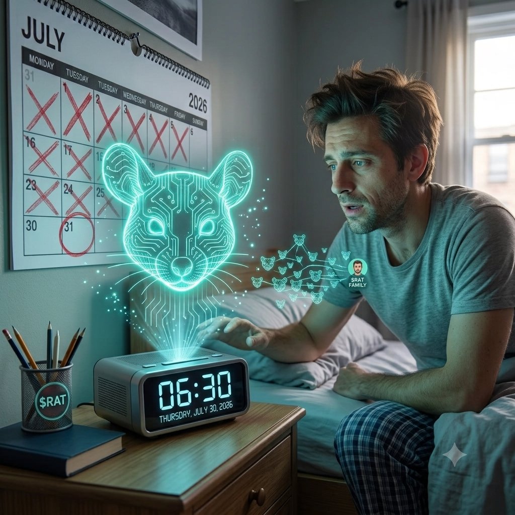 RATGPT_official's tweet photo. Anyways it’s Thursday.

As we all know, one day from the weekend.

Your agents have been working all week without a single complaint while you’ve been counting down the days.

maybe let them handle Friday too.🤷🏻‍♂️

GM, $RAT fam. https://t.co/MZQpaX45jM
