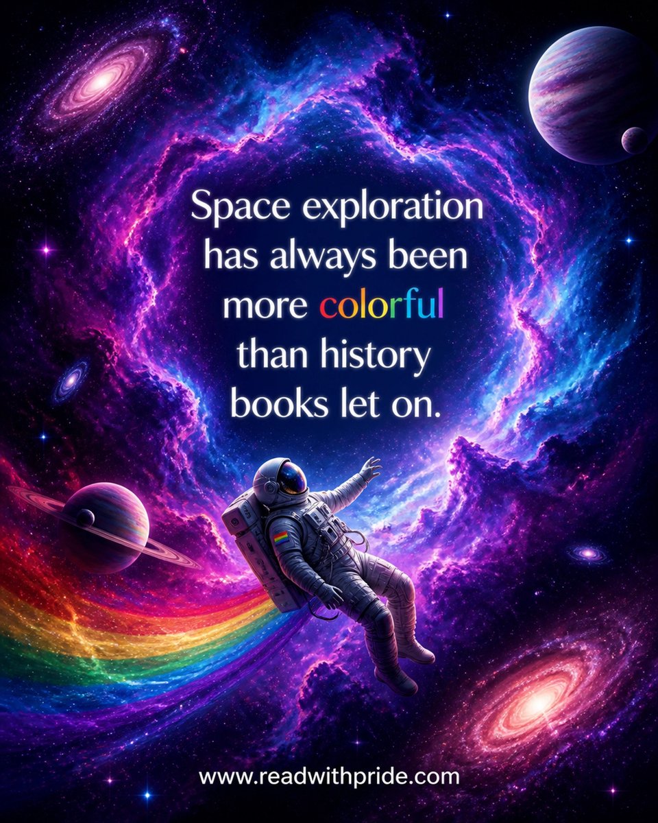 Read_With_Pride's tweet photo. Sally Ride was the first American woman in space and a queer pioneer! 🚀 Space is colorful, just like the global stories on https://t.co/rKJqACk2xk.
Who is your favorite queer icon? 🏳️🌈
#SallyRide #NASA #LGBTQHistory https://t.co/D5ZAFUBokK