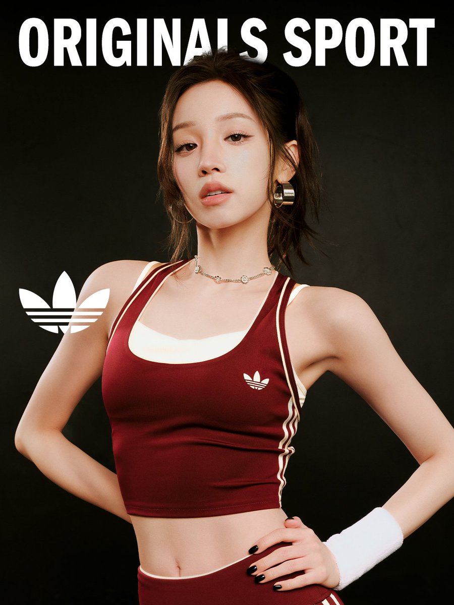 OneilyMusic's tweet photo. YUQI of i-dle brings timeless beauty for Adidas. https://t.co/rwwRoCa9y4