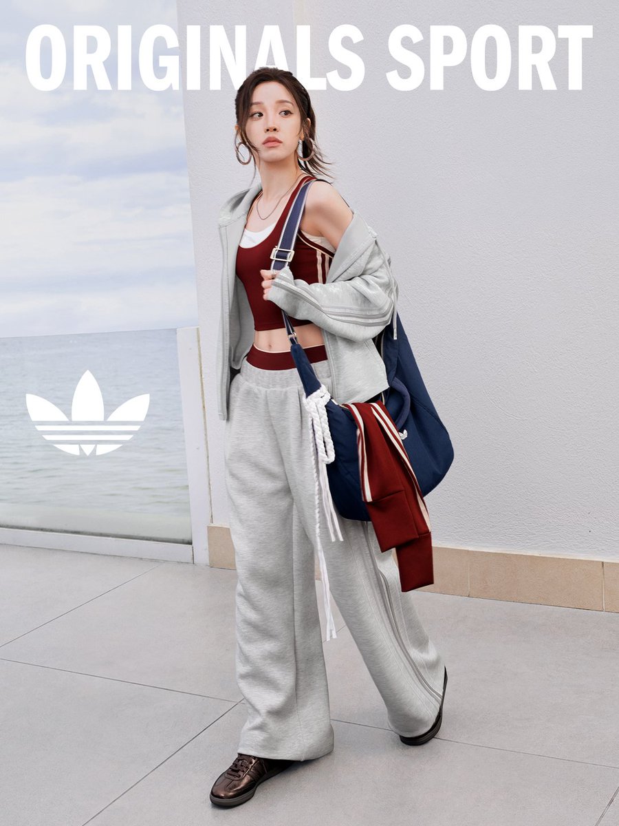 OneilyMusic's tweet photo. YUQI of i-dle brings timeless beauty for Adidas. https://t.co/rwwRoCa9y4