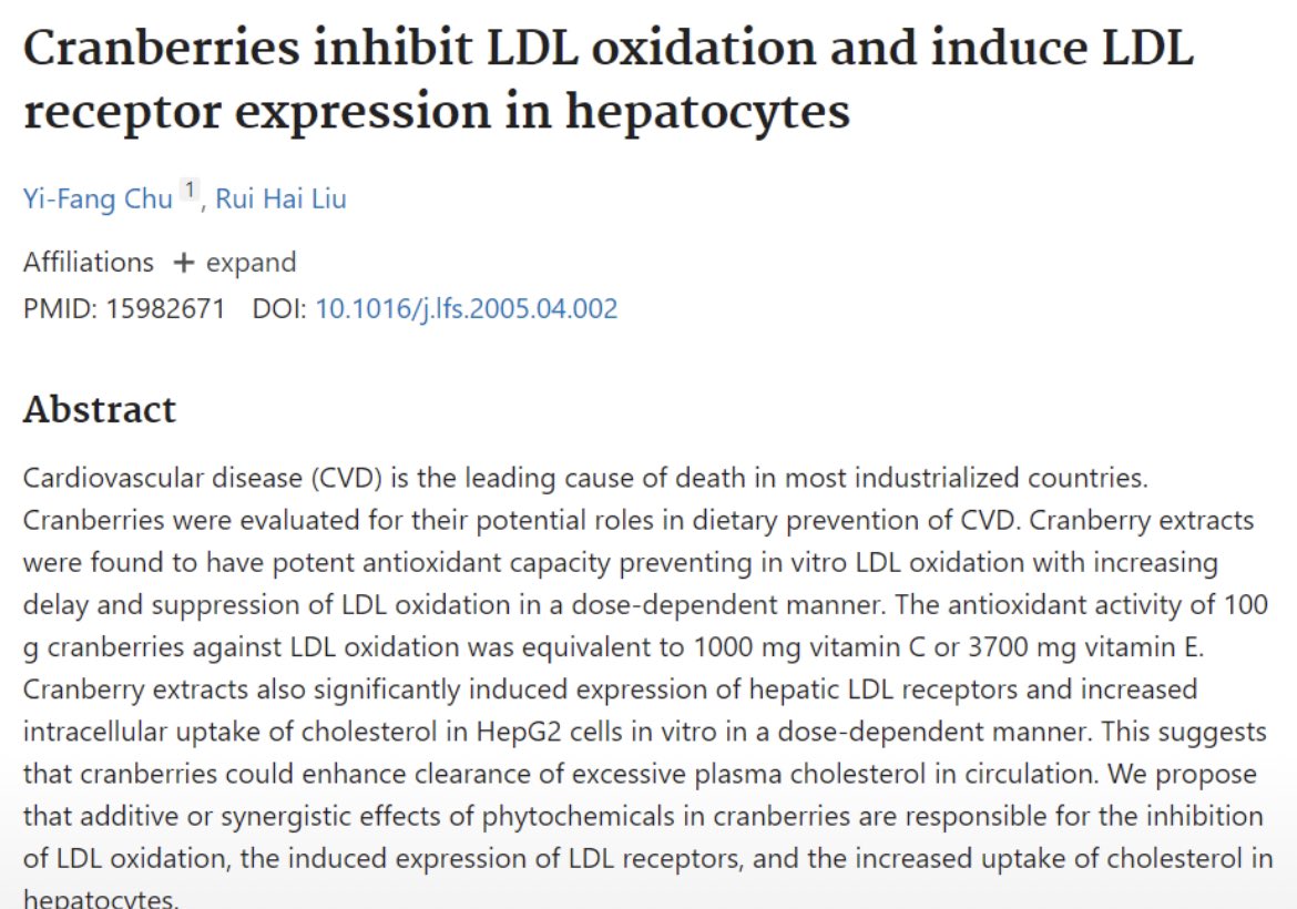 Helios_Movement's tweet photo. Lactoferrin and cranberries are also underrated when it comes to lipid management. https://t.co/wNZy2XU6zj