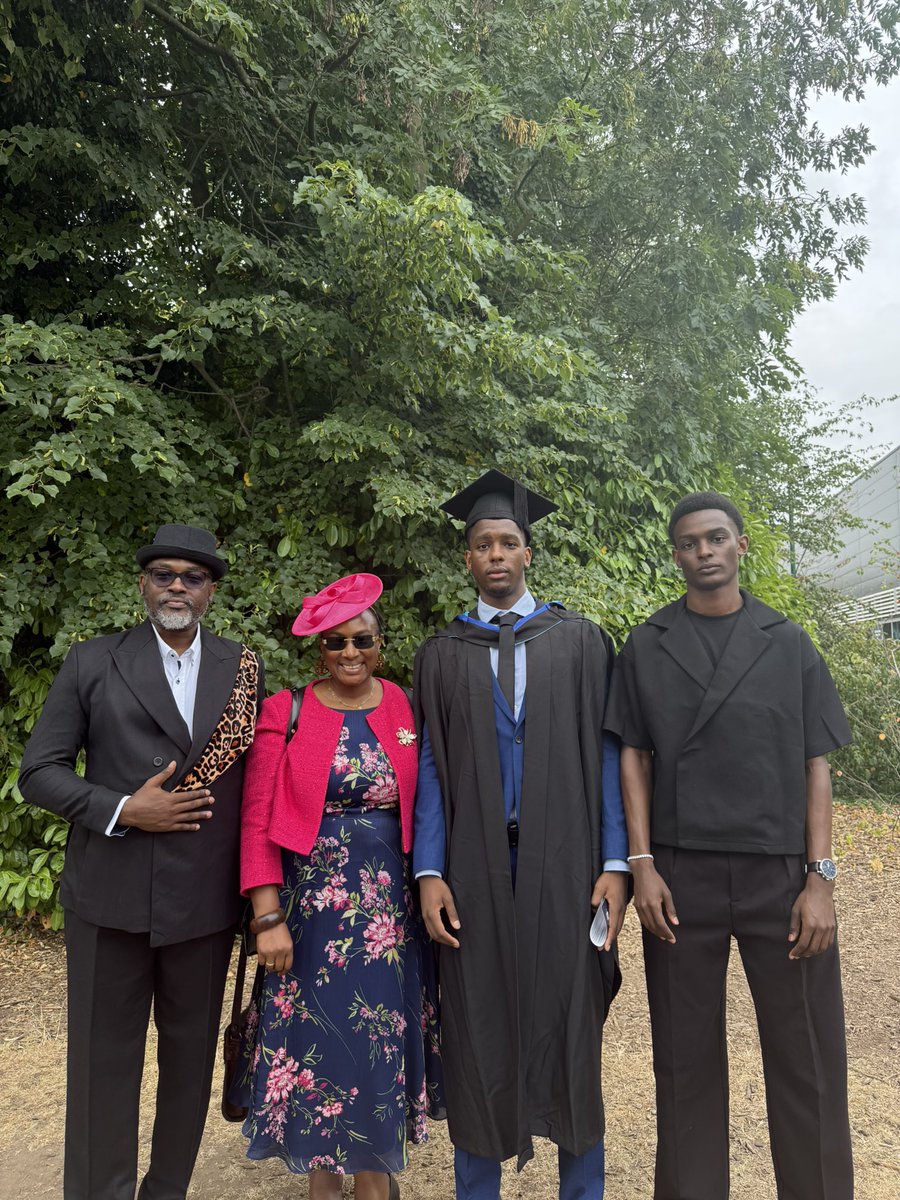 pamdebams's tweet photo. Congratulations, Allan, on graduating from the University of Nottingham with a Bachelor’s Degree in Environmental Sciences! 🎓🌍
We thank Almighty God for His abundant grace, mercy and faithfulness throughout this journey. Every achievement is a reminder that with faith, discipline and perseverance, all things are possible.

My advice: don’t pause here—move straight to a Master’s degree. In a world driven by knowledge, innovation and sustainability, continuous learning is the greatest investment you can make in yourself and in humanity.
“A degree opens the door; a Master’s expands the horizon; lifelong learning shapes your legacy.”
As a family, we will support you every step of the way. The future belongs to those who never stop growing. The best is yet to come. Congratulations once again! 🎉🙏🏾 #Graduation #UniversityOfNottingham #EnvironmentalSciences