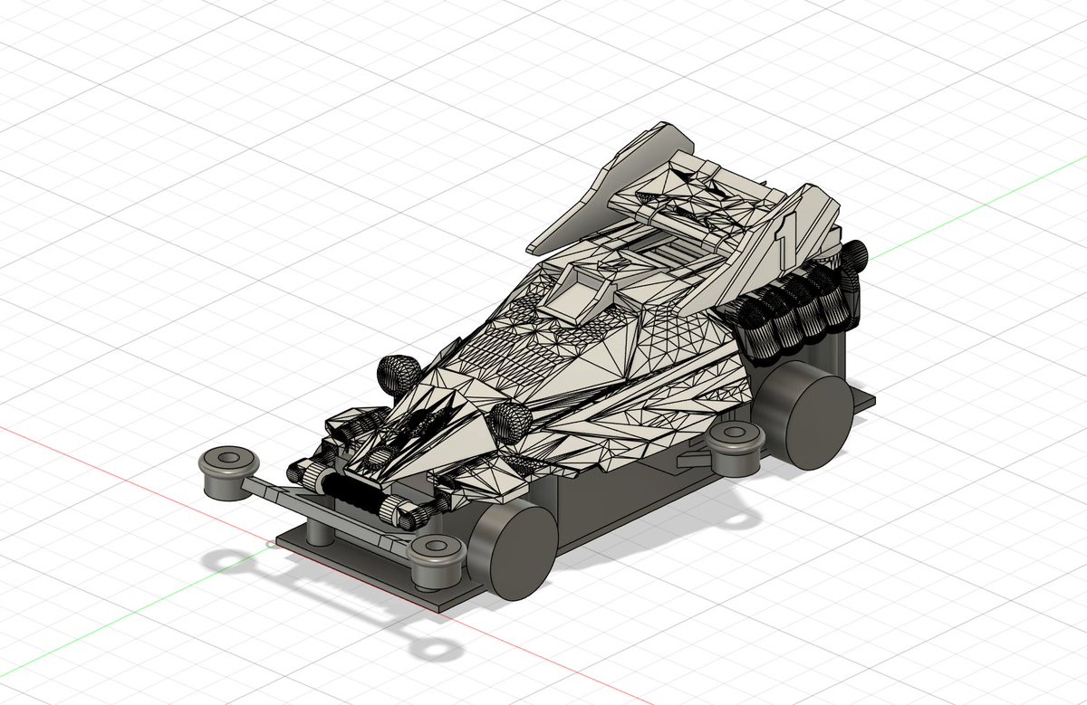 halfmini4wd's tweet photo. とりあえず出来るとこまで頑張った！
#Fusion360 #ミニ四駆 #ドリフトRC https://t.co/DhKGGplYbj