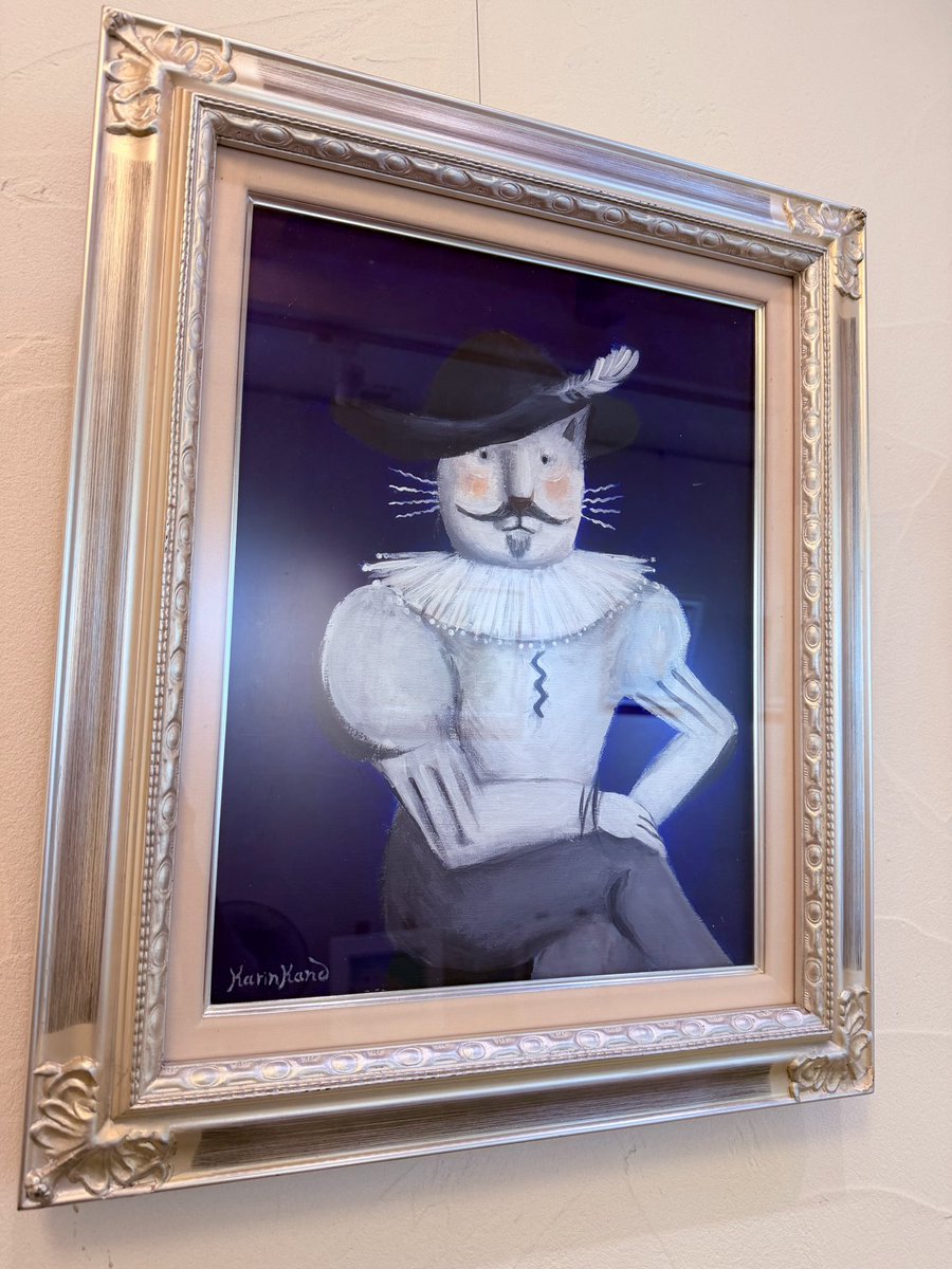 karinkano's tweet photo. 8/1のミニ原画展で出す作品をちょっと紹介します。昔の作品です。
ニャーリヒ3世/ 2011年 https://t.co/hLGXTrkcMF