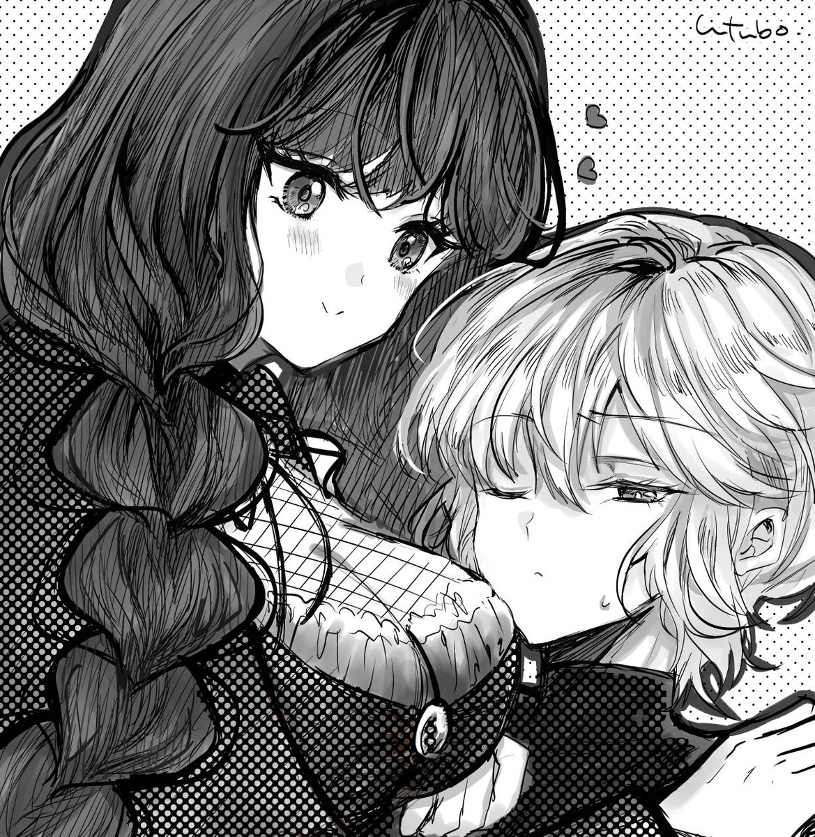 utubo_gs's tweet photo. アルちゃんとライラ久しぶりにらくがき https://t.co/BKyNcXeJbv