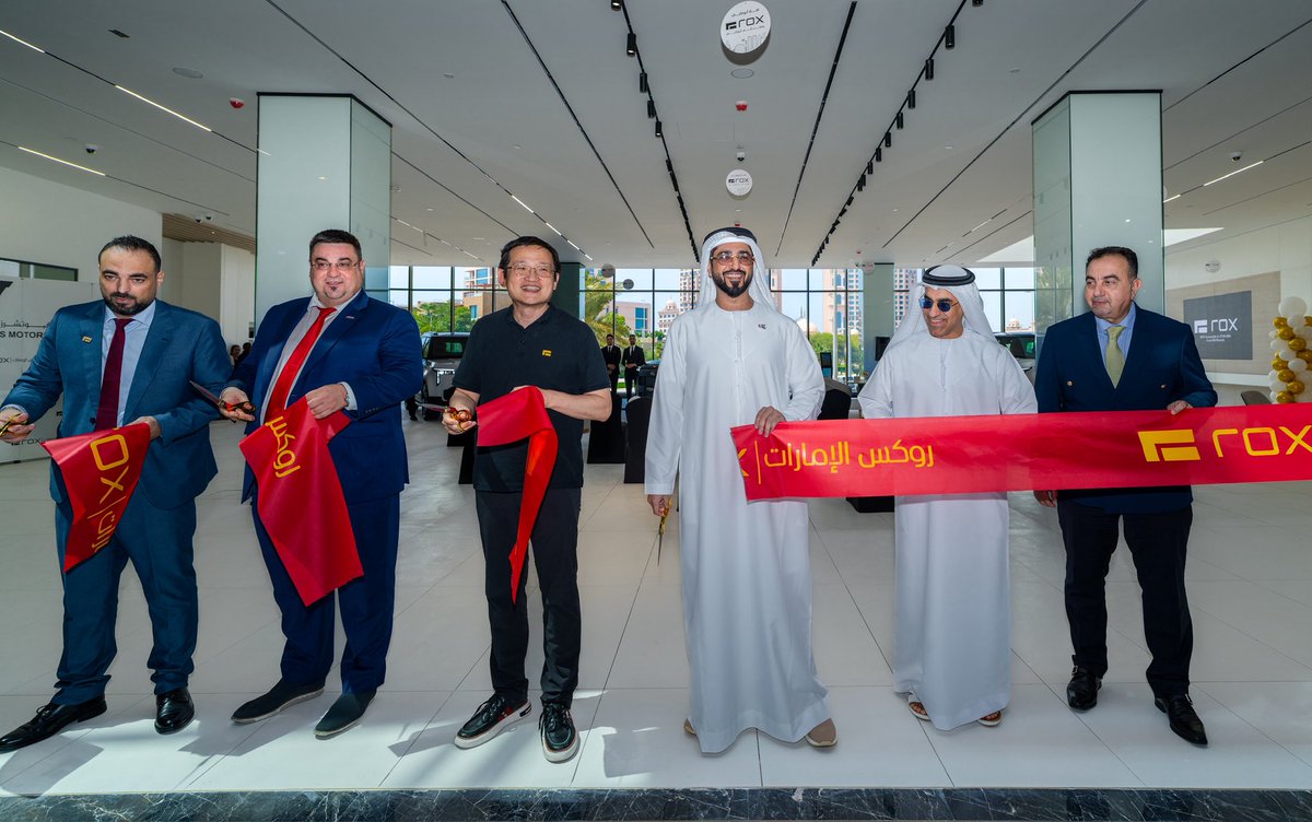 UAE_BARQ's tweet photo. "روكس تعلن عن توسّع كبير في دولة الإمارات بافتتاح أول صالة عرض لها في أبوظبي داخل مارينا مول، وتشغيل أكبر مركز لخدمات ما بعد البيع في مصفح، إلى جانب إطلاق مركز قطع غيار إقليمي في جبل علي يوفّر التوصيل في اليوم التالي. هذه الخطوات تعكس التزام ROX بتقديم تجربة ملكية أسرع وأكثر كفاءة، وتعزيز حضورها في السوق الإماراتي الذي شهد نمواً لافتاً خلال أقل من عامين."

ROX has announced a major expansion in the UAE with the opening of its first showroom in Abu Dhabi at Marina Mall, the launch of its largest after-sales service center in Mussafah, and a new regional spare parts hub in Jebel Ali offering next-day delivery. These milestones reflect ROX’s commitment to delivering a faster, more efficient ownership experience while strengthening its presence in the UAE market, which has experienced remarkable growth in less than two years.

#ROX #ROXAbuDhabi #MarinaMall #LuxuryMobility