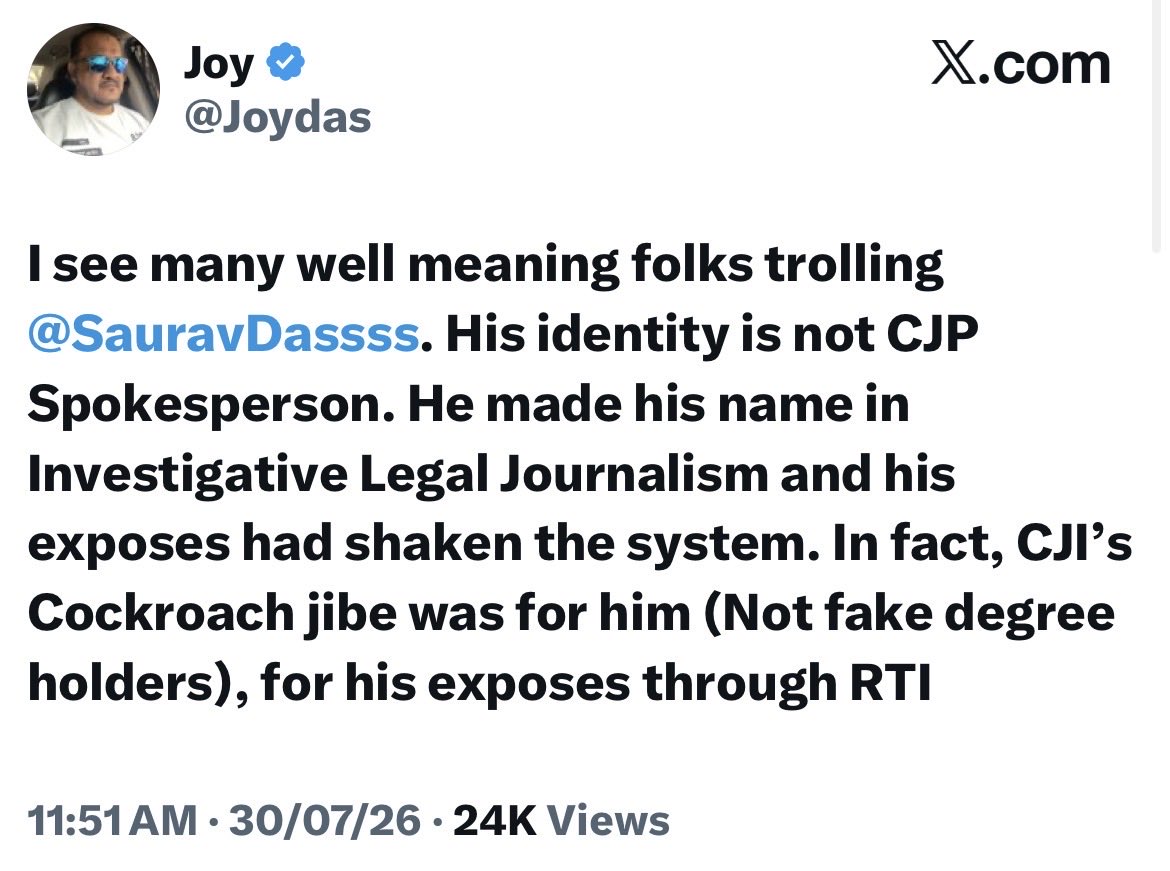VijayGajeraO's tweet photo. Is this just me who feels that everything was preplanned?

Even the statement of the CJI! https://t.co/tmAxMM0idX