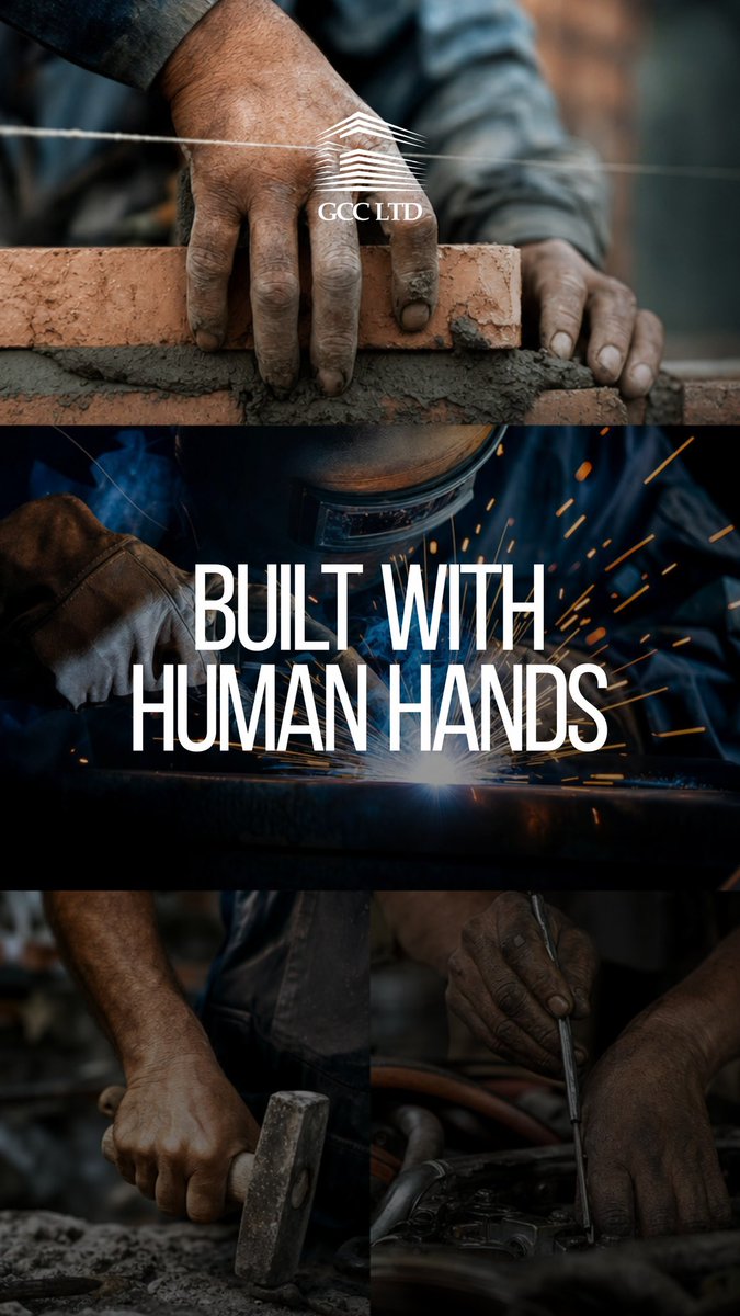 glowingfitout's tweet photo. Every structure starts with a vision, but skilled hands bring it to life. 

At GCC LTD, we celebrate the people, precision and craftsmanship behind every build.

Built with human hands. Built to last.

#GCCLTD #Construction #BuiltToLast https://t.co/lQHDK8sYTE