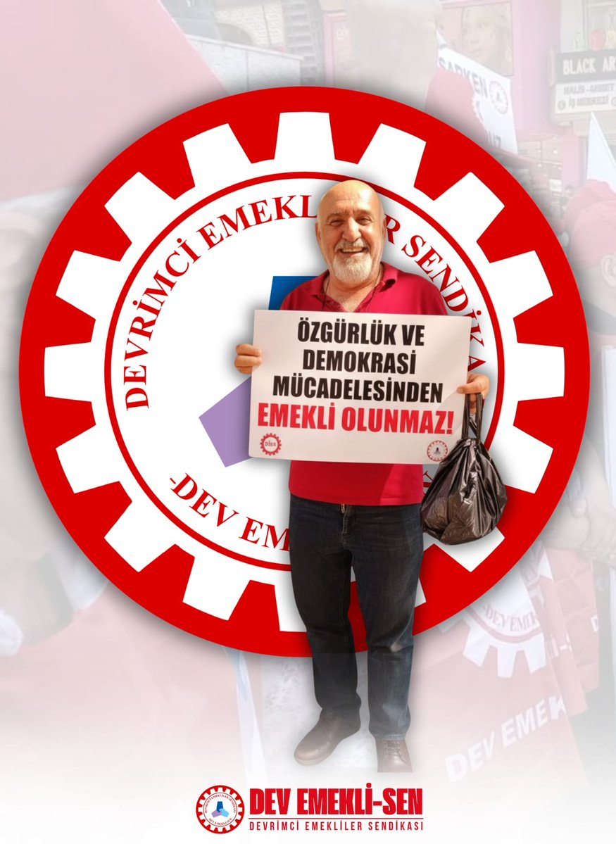 767hakanilter's tweet photo. Özgürlük ve Demokrasi Mücadelesinden Emekli Olmayacağız...
@emeklisen https://t.co/galugP1ZvX