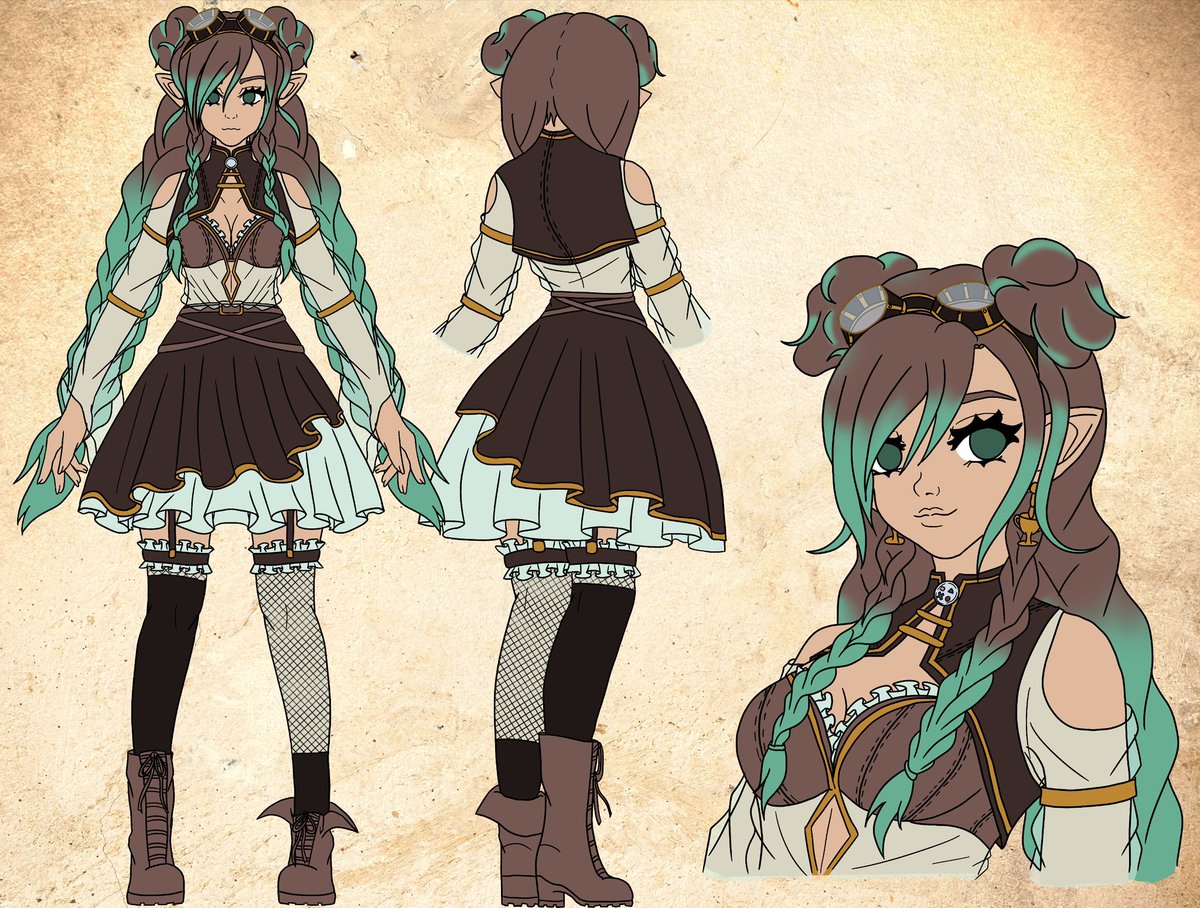 FaelynVT ⚙️ Steampunk Elfe ⚙️CosplayVT tweet media