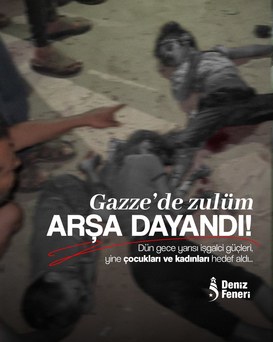 denizfeneriorg's tweet photo. Gazze’de Zulüm Arşa Dayandı!

Dün gece yarısı işgalci güçler, masum çocuklar ile kadınları bir kez daha hedef aldı. Gazze'de her geçen gün acı derinleşiyor, insanlık dramı büyüyor.

Bizler, oradaki kardeşlerimizin yaralarını sarmak, yalnız olmadıklarını hissettirmek ve en temel insani ihtiyaçlarını ulaştırmak için var gücümüzle çalışmaya devam ediyoruz.

Siz de desteklerinizle Gazze’deki masumların çığlığına ses olabilir, bir çocuğun yarasına merhem olabilirsiniz.

📨 GAZZE yazıp 5560’a SMS göndererek 50 TL bağışta bulunabilirsiniz.
🌐 Online bağış: https://t.co/TlWL447gNG