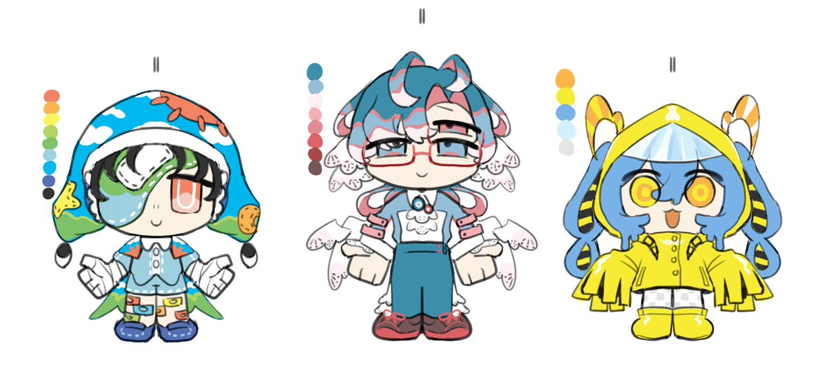 Go_to_hellp's tweet photo. 最終ツイーヨが5月だどうなってやがる、最近はゲーム制作をちまちまやっていたりいなかったりします　これはキャラデザ https://t.co/PoWW7tmRbY