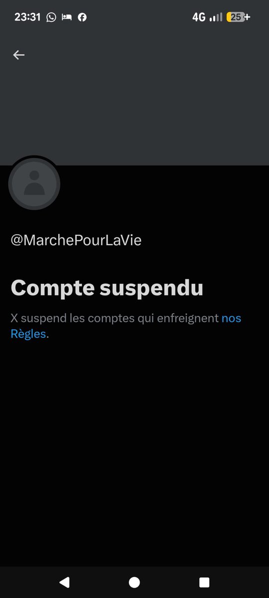 OlivierBAUER3's tweet photo. Bonjour
@elonmusk, pourriez-vous svp nous éclairer sur les raisons de la suspension du compte MarchePour LaVie ? En quoi défendre la vie de son commencement à sa fin naturelle peut-il enfreindre des règles de X ?
Merci d'avance !
Très cordialement https://t.co/BSqJdB46bP