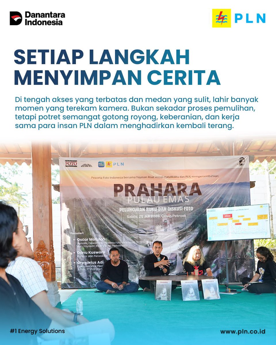 electrizen_JMB's tweet photo. PFI Apresiasi Perjuangan PLN Pulihkan Kelistrikan Pascabanjir di Sumatera

#PLNUntukSemua #PLNUntukIndonesia #PLN #PewartaFotoIndonesia https://t.co/lJWbcxA2vE