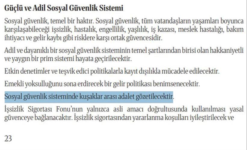 EmadDernegi's tweet photo. 📢 YENİ PARTİ, PARTİ POLİTİKASINDA KADEMELİ EMEKLİLİK BEKLEYENLERE DE YER VERDİ.

@yenipartiyiz 
@eczozgurozel 
@gamzetascier 
@ulasskarasu 
@CAOIletisim11 
@DMendillioglu 

Yeni Parti’nin açıkladığı parti politikasında;

“Sosyal güvenlik sisteminde kuşaklar arası adalet gözetilecektir.”

ifadesine yer verilmiştir.

EMADDER olarak yıllardır dile getirdiğimiz temel sorun da tam olarak budur. Çünkü 17-20 yıllık emeklilik farkı, kuşaklar arası adalet ilkesine aykırıdır.

Sosyal güvenlikte adaletin tesisi için kademeli emeklilik beklentimizin yasal düzenlemelerle karşılık bulmasını temenni ediyoruz.

Sosyal güvenlikte adalet ilkesini parti politikasına taşıyan ve milyonlarca kademeli emeklilik bekleyen vatandaşın sesine kulak veren Yeni Parti’ye teşekkür ediyor, bu yaklaşımın en kısa sürede somut yasal düzenlemelere dönüşmesini temenni ediyoruz.

Emeklilikte Adalet Derneği 

@AVBakirlioglu @aligokcek @alimahir @AliyeCosar @AliyeErsever @AsuKaya80TBMM @gencaskn @aylinyaman_ @aycataskent @AyhanBarut01 @AykutKaya07 @bkaradeniz57 @BasevirgenBekir @avbulenttezcan @eczburhan @Mv_CavitAri @cenginyurt52 @yavuzyilmazd @avdenizyucel @EnsarAytekin10 @EvrimKarakoz @fahriozkanyp @GokceGokcen_ @mvhasanozturk 
@harunyildizli1 

@EmadDernegi
#KademeliEmeklilik 
#KademeSusmayacak