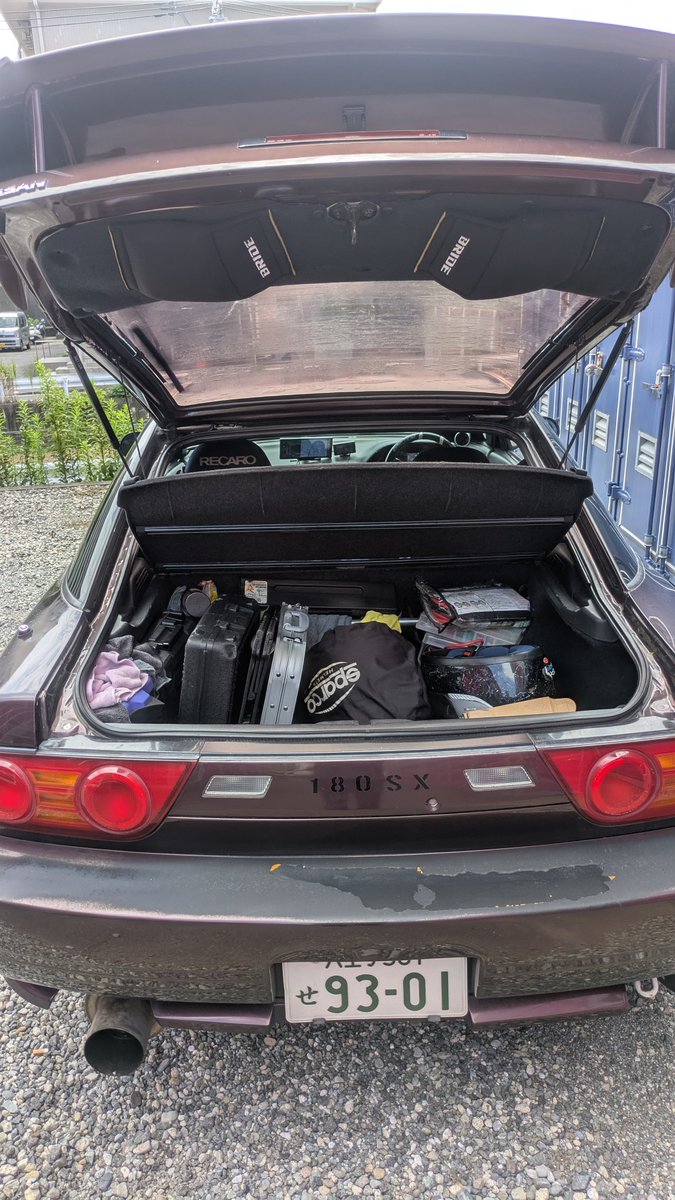 TKeugene98's tweet photo. 数億年ぶりに荷物降ろしてトリノボード装着(；´∀｀)
やっぱ軽い https://t.co/AvbZHf9KbI