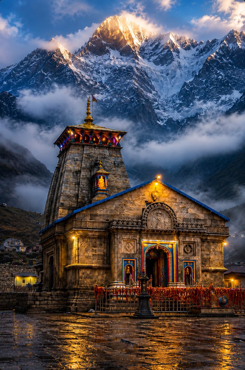 NomadicTales's tweet photo. 📍Kedarnath Temple in Himalayan peaks, India 🇮🇳 https://t.co/FvCltCmjL1