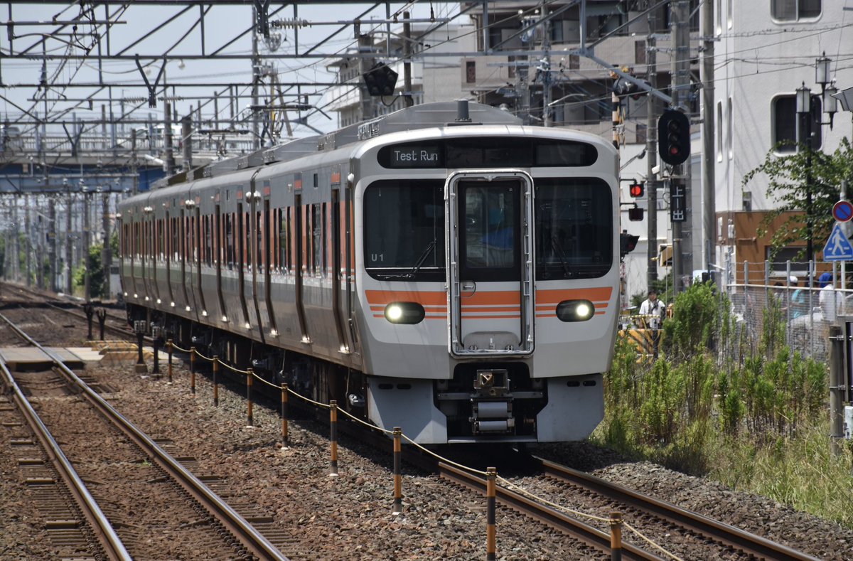 6627nena's tweet photo. 2026/7/30   刈谷駅
試8532F 315系U1編成NG出場試運転
 #315系U1編成 
 #NG出場試運転 
 #試8532F
 #刈谷駅 https://t.co/fBkWkoxoSX