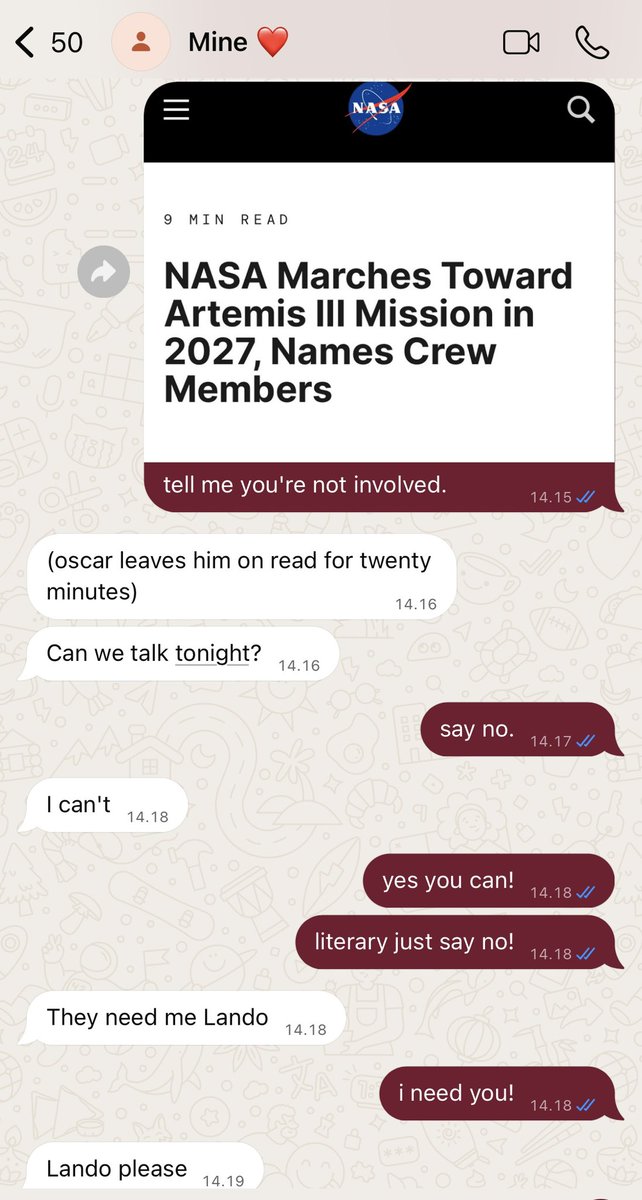camomileas's tweet photo. landoscar au | in which the world is dying. oscar is one of the few people capable of completing a mission that has almost no chance of returning. everyone knows it's effectively a one way trip 💔 https://t.co/E5wLLx8vAO