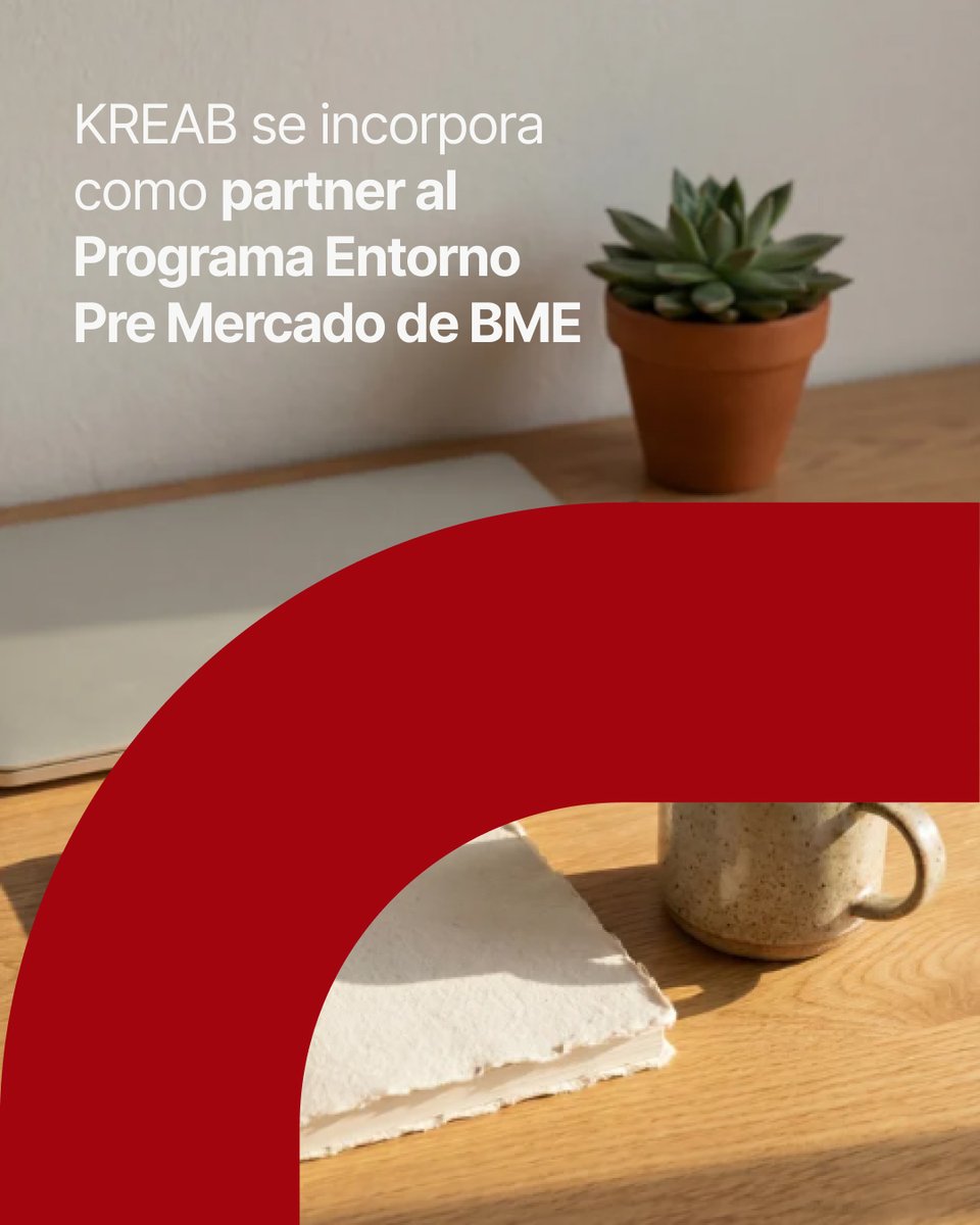 KreabEspana's tweet photo. 🚀 Nos unimos al programa Entorno Pre Mercado (EpM) de @BolsaBME como nuevo partner para seguir impulsando el crecimiento de startups, scaleups y pymes.

Compartiremos nuestra experiencia en comunicación financiera para ayudar a las empresas a prepararse ante inversores y los mercados.🤝

https://t.co/14FGqhsv87