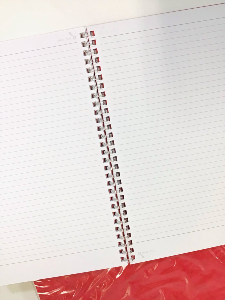 KNihondo's tweet photo. 在庫限り数量限定のツイストリングノートB5 が入荷しました！
なんと税込150円です🤯
現行品は583円、リーフですら374円しますので、これは破格値ですよ〜✌️
中身のリーフは6㎜罫です。

在庫限りとなります https://t.co/RrbAKBSHQx